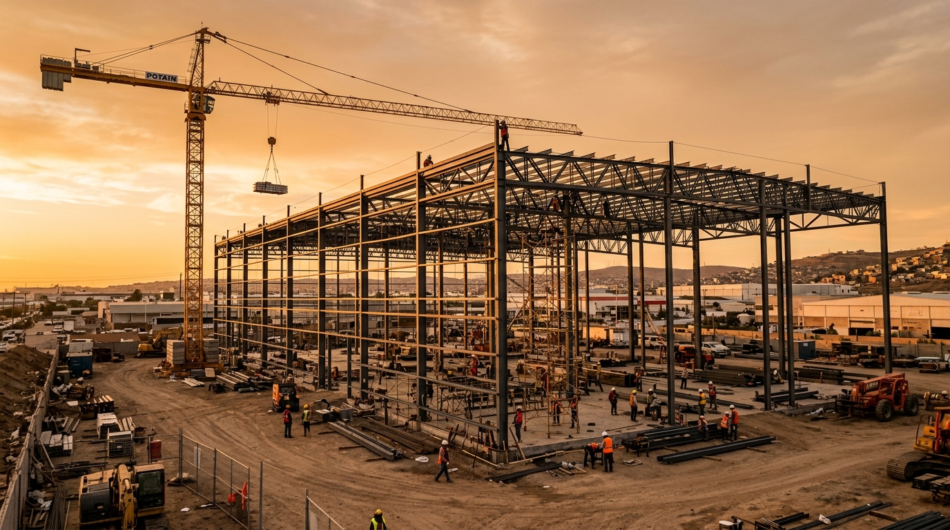Cae 15.9% el valor de la construcción en Baja California en junio