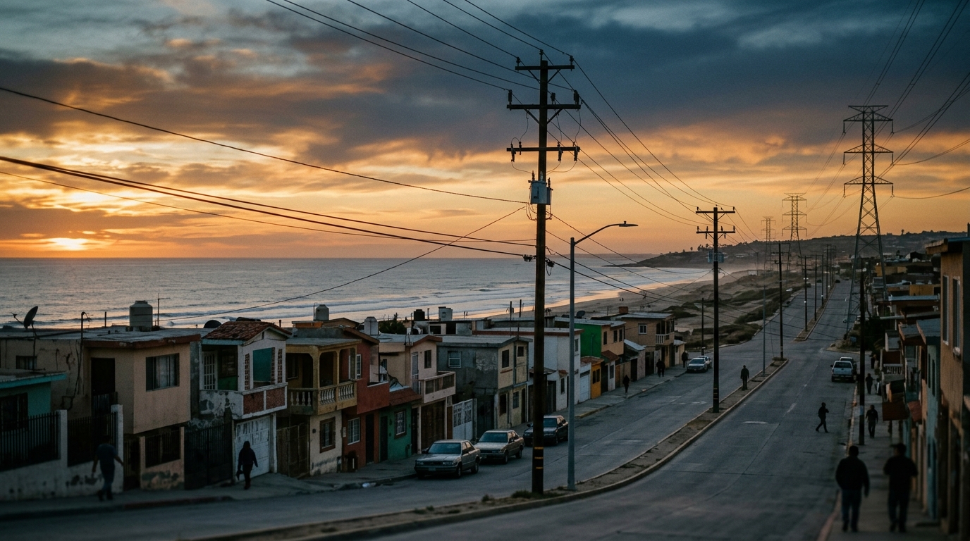 Playas de Tijuana lleva cinco días sin luz y protesta ante la CFE